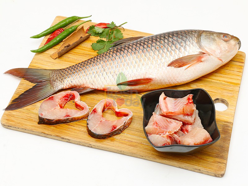 River Rui Fish Whole (Size: 2Kg)  আস্ত মাছ অর্ডার করে পছন্দ মতো ফ্রি কেটে নিতে পারবেন!