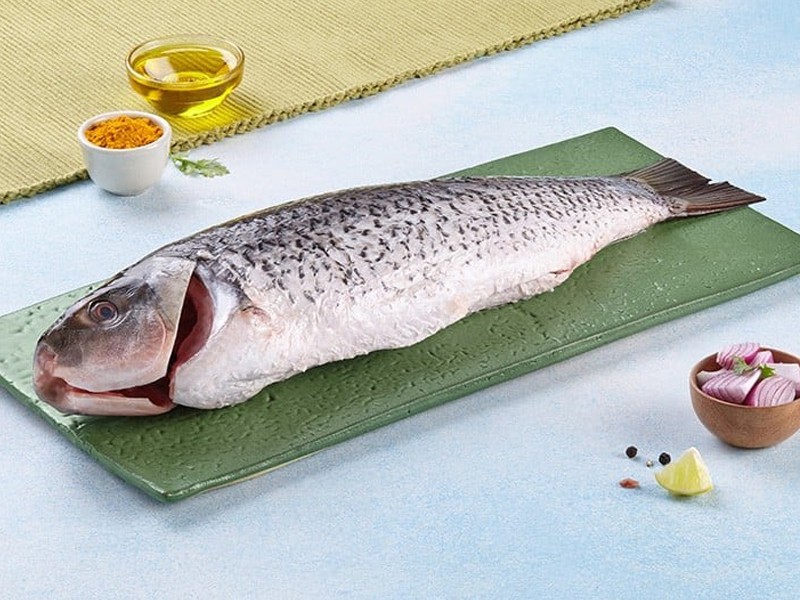 River Rui Fish Belly Cleane & Dressed (Size: 2kg)  কাটা-বাছা সকল উচ্ছিষ্ট বাদ দিয়ে রেডি টু কুক (পুরো ২কেজি মাছ)